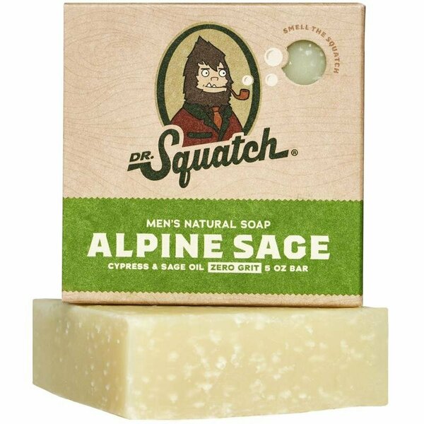 Dr. Squatch Alpine Sage Scent Bar Soap 5 oz WH-BAR-ALP-01